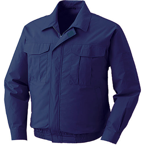 Air-conditioned clothing, cooling jacket, thin cotton work air-conditioned clothing [R bottom] KU90550, clothing only, dark blue, M KU90550-C14-S2, 1 piece