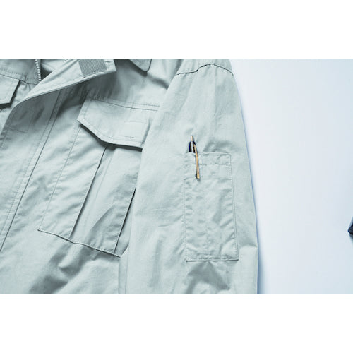 Air-conditioned clothing, cooling jacket, thin cotton work air-conditioned clothing [R bottom] KU90550, clothing only, dark blue, L KU90550-C14-S3, 1 piece