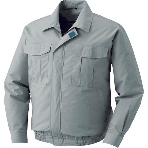 空調服　冷却上着　綿薄手ワーク空調服［［Ｒ下］］　ＫＵ９０５５０　ウエアのみ　モスグリーン　Ｍ　KU90550-C17-S2　1 着