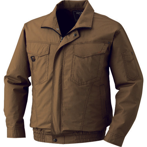 Air-conditioned clothing, thin cotton stand-up collar only, camel, M, KU91400-C20-S2, 1 unit