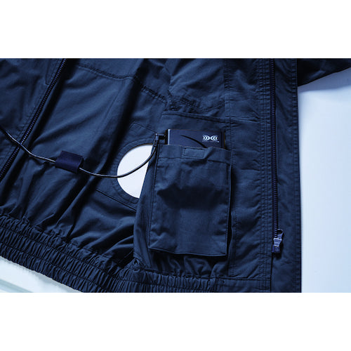 空調服　綿薄手タチエリウェアのみ　チャコール　５Ｌ　KU91400-C69-S7　1 着