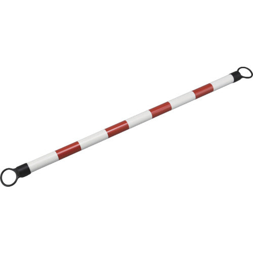 Green Cross Tiger Pattern Cone Bar Red/White Cone Bar C (Small) 54mmΦ x 1.5m Reflective Type ABS Resin 122303 1 Piece