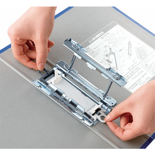 KING JIM King File Super Dotch &lt;Removable/Attachable&gt; Easy A3 Horizontal Blue Binding Thickness 30 mm 300 Sheets 3403EA-B 1 Book