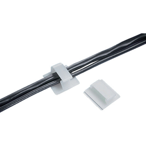 PANDUIT Fixture Cord Clip with Rubber Adhesive Tape Natural 50 Pieces BEC75-AL 1 Bag