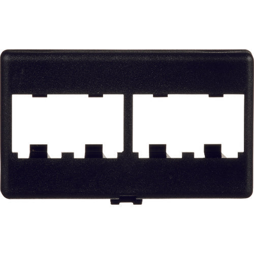 ＰＡＮＤＵＩＴ　４ポート用家具用プレート　黒　CFFP4BL　1 個