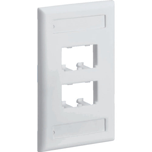 PANDUIT Switch Box Faceplate for 4 Ports Off-White CFPL4IWY 1 Piece