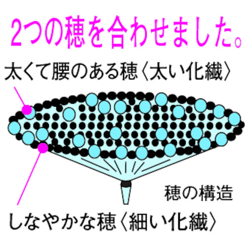 ａｚｕｍａ　混穂１７６　コンポ化繊ほうき　短柄　242344000　1 本