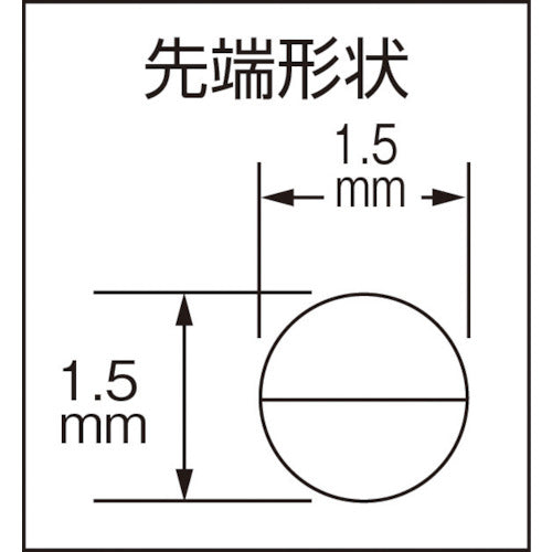 ＫＥＩＢＡ　プロホビー先細ラジオペンチ・ベントタイプ　１５０　HEC-D15　1 丁