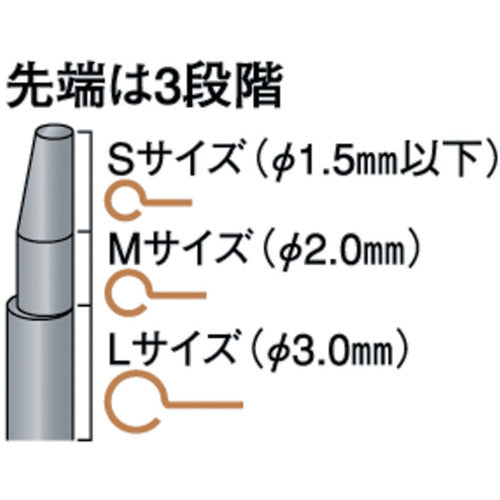 ＫＥＩＢＡ　ワイヤーループプライヤー　２ｃｏｍ．ハンドル　１１０　HRC-D34　1 丁