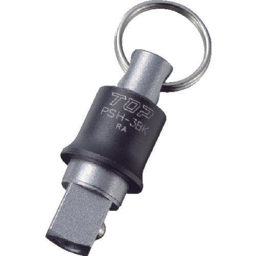 TOP 휴대용 임팩트 소켓 홀더 삽입각 9.5mm 블랙 PSH-3BK 1개