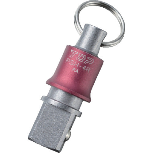 TOP 휴대용 임팩트 소켓 홀더 삽입각 12.7mm 레드 PSH-4R 1개