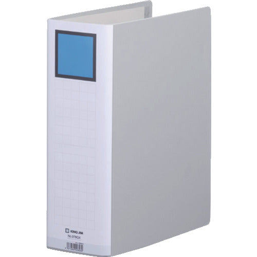 KING JIM 킹 파일 G A4 세로형 그레이 와인 두께 80mm 800장 도어 없음 978GX-GY