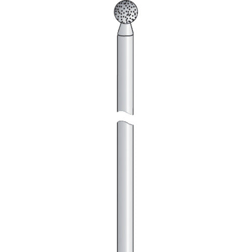 Ｍｉｎｉｍｏ　電着ダイヤモンドバー＃１４０　φ４　AD2542　1 本