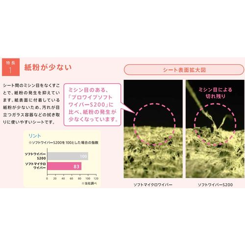 Elleair Wipes Pro Wipes Soft Micro Wipers Poly Packaging 200 Sheets x 72 Packs 723589 1 CS