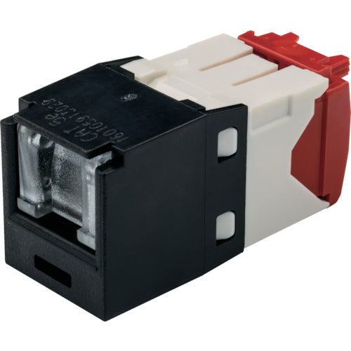 PANDUIT 카테고리 5E 셔터 부착 모듈러 잭 블랙 CJH5E88TGBL 1개