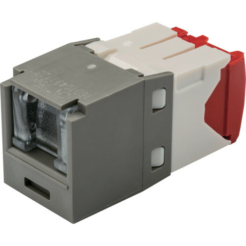 PANDUIT 카테고리 5E 셔터 부착 모듈러 잭 라이트 그레이 CJH5E88TGIG 1개