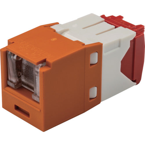 PANDUIT 카테고리 5E 셔터 부착 모듈러 잭 오렌지 CJH5E88TGOR 1개