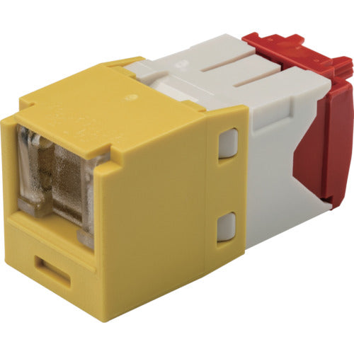 PANDUIT 카테고리 5E 셔터 부착 모듈러 잭 황색 CJH5E88TGYL 1개