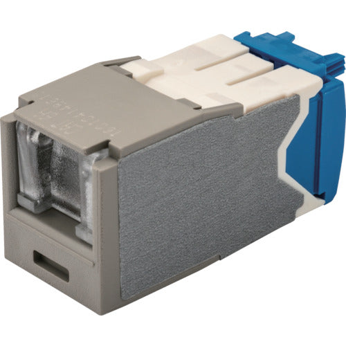 PANDUIT 카테고리 6A 셔터 부착 모듈러 잭 라이트 그레이 CJH6X88TGIG 1개