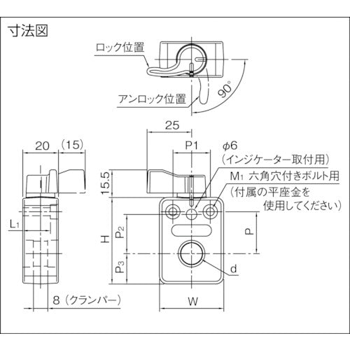 イマオ　スピンロック　QCSPL0412-BK　1 個