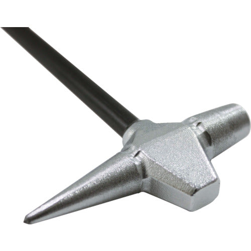 ＤＯＧＹＵ　パイプ柄石頭鎚ショート　０．９ｋｇ　02991　1 本