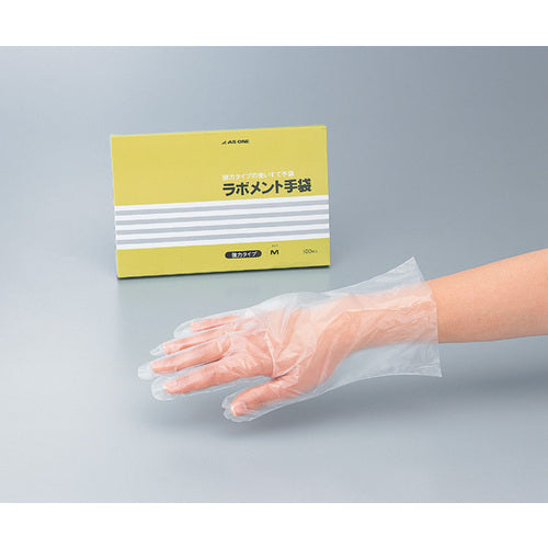 AS Labment Gloves L 100 pieces 6-897-01 1 box