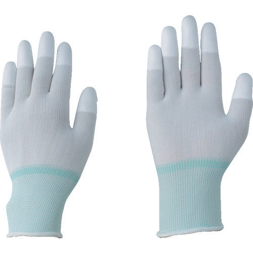 AS AP PU Cool Gloves Overlock Fingertips S 10 pairs 2-2132-04 1 bag