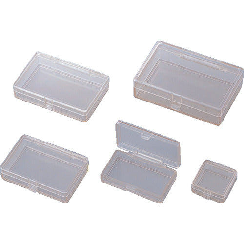 ＡＳ　ヒンジ付角型ケース（帯電防止）Ｈ−２Ｎ型　（５０個入）　1-9407-22　1 箱