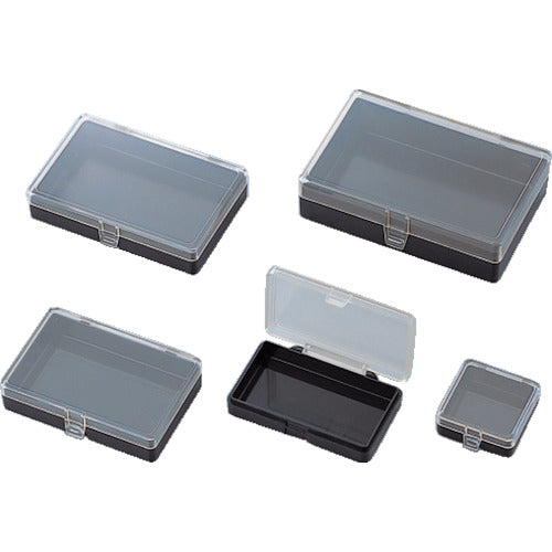 ＡＳ　ヒンジ付角型ケース（導電＋帯電防止）３Ｎ　（３０個入）　1-9408-23　1 箱