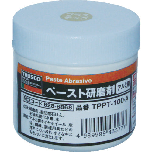 ＴＲＵＳＣＯ　ペースト研磨剤　アルミ用　１００ｇ　TPPT-100-A　1 個