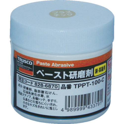 ＴＲＵＳＣＯ　ペースト研磨剤　銅・真鍮用　１００ｇ　TPPT-100-C　1 個