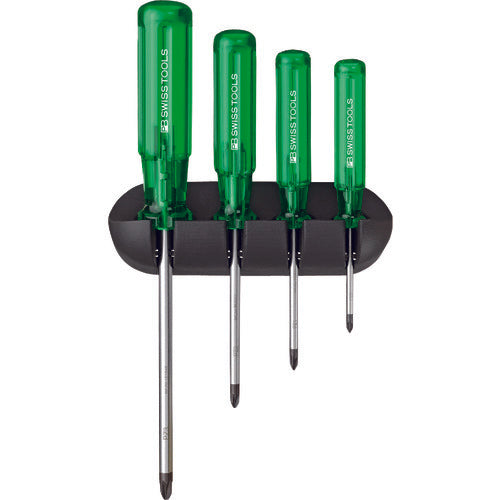 PB Swiss Tools [Sold out and discontinued] Screwdriver set, 4 pieces with holder, 243CN 1 S