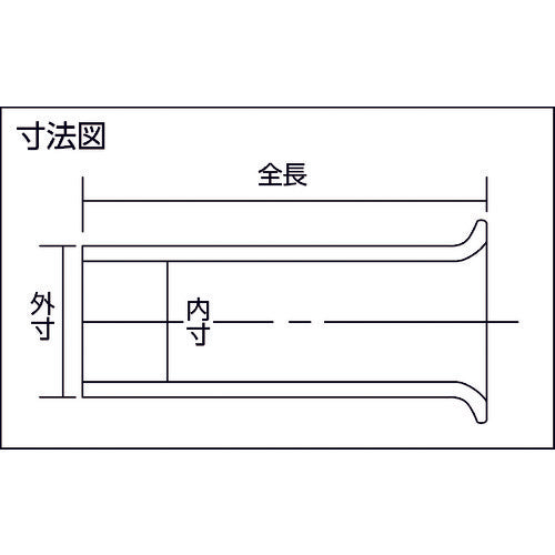 カメダ　ＣＯＳスリーブ　ＣＯＳ−０．７５−１１Ｎ　（２００個入）　COS-0.75-11N　1 PK