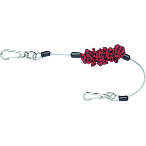 Mitroy Safety Loop (Anti-tangle Type) Short Red x Black SLK-80RB 1 piece