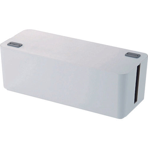 ELECOM 불타기 어려운 케이블 박스 폭 400mm 화이트 EKC-BOX001WH 1개