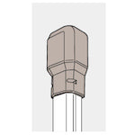 Panasonic Wall Mounted Cover Black DAS260B 1 pc