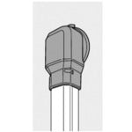 Ｐａｎａｓｏｎｉｃ　壁面取出しカバーＰタイプ　ブラウン　DAS260PA　1 個