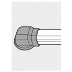 Panasonic 벽면 취출 커버 P 타입 실내용 DAS2802S 1개