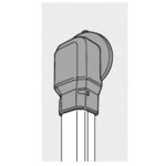 Ｐａｎａｓｏｎｉｃ　壁面取出しカバーＰタイプラージ　DAS2808A　1 個