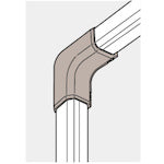 Panasonic Flat Elbow Gray DAS3080H 1 pc