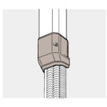 Ｐａｎａｓｏｎｉｃ　エンドＮ　グレー　DAS6601H　1 個