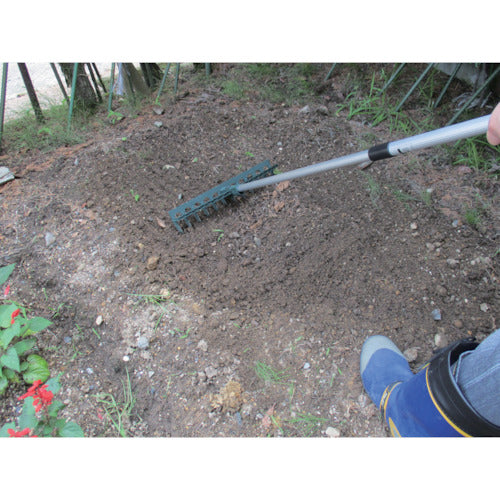 Compal Aluminum Telescopic Rake 12 Prongs 030211 1 Piece