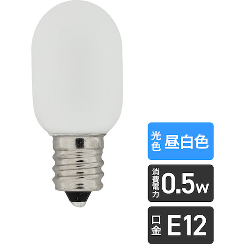 ＥＬＰＡ　ＬＥＤナツメ形Ｅ１２　LDT1N-G-E12-G100　1 個