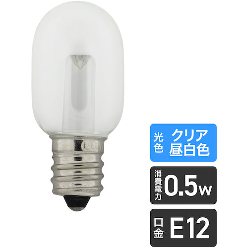 ＥＬＰＡ　ＬＥＤナツメ形Ｅ１２　LDT1CN-G-E12-G105　1 個