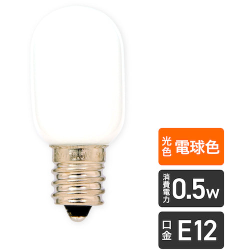 ＥＬＰＡ　ＬＥＤナツメ形Ｅ１２　LDT1L-G-E12-G101　1 個