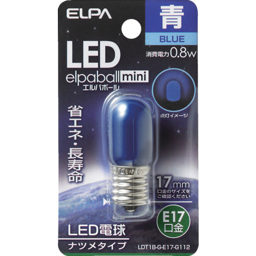 ＥＬＰＡ　ＬＥＤナツメ形Ｅ１７　LDT1B-G-E17-G112　1 個