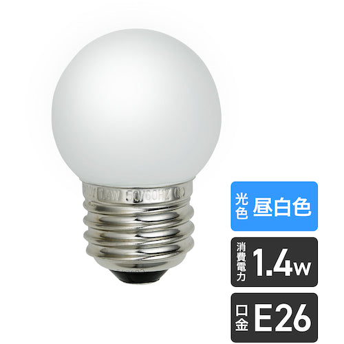 ＥＬＰＡ　ＬＥＤ電球Ｇ４０形Ｅ２６　LDG1N-G-G250　1 個