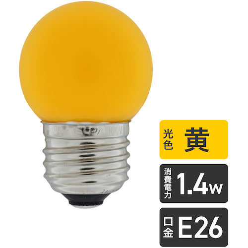 ＥＬＰＡ　ＬＥＤ電球Ｇ４０形Ｅ２６　LDG1Y-G-G253　1 個