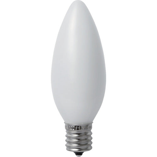 ＥＬＰＡ　電球（ＬＥＤ）　ＬＥＤ電球シャンデリアＥ１７　明るさ５０ｌｍ　電球色相当　LDC1L-G-E17-G322　1 個