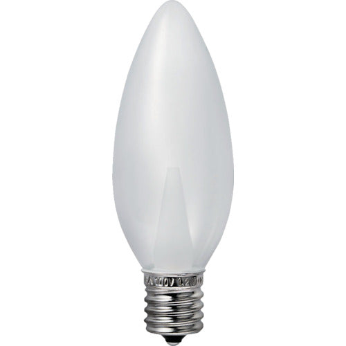 ＥＬＰＡ　電球（ＬＥＤ）　ＬＥＤ電球シャンデリアＥ１７　明るさ５０ｌｍ　クリア電球色相当　LDC1CL-G-E17-G327　1 個